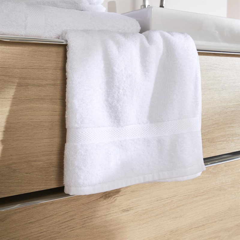 Serviette blanche 50x100 500g Luxe Serviette blanche 50x100 500g Luxe