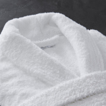 Peignoir Habuki 100% coton taille XL zoom col Peignoir Habuki 100% coton taille XL zoom col