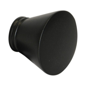 Embout de tringle Jaen Noir Embout de tringle Jaen Noir