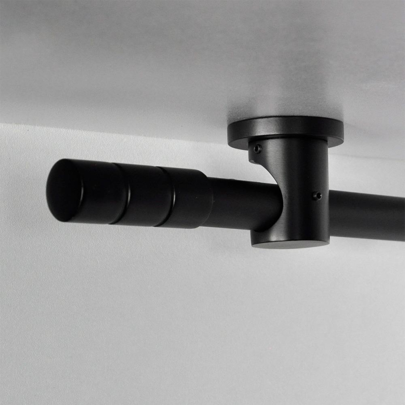 Tringle tube embout long Noir Cadiz Tringle tube embout long Noir Cadiz