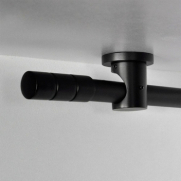 Tringle tube embout long Noir Cadiz Tringle tube embout long Noir Cadiz