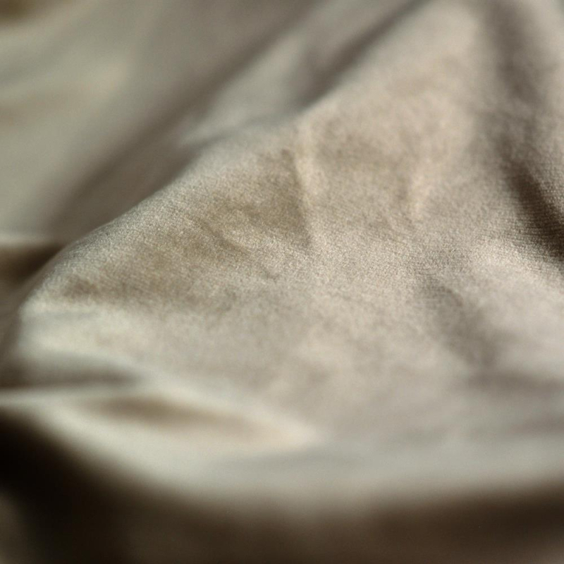 Tissu velours Elvis coloris Sable Tissu velours Elvis coloris Sable