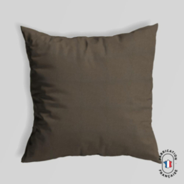Coussin carré Calvin coloris Noix Coussin carré Calvin coloris Noix