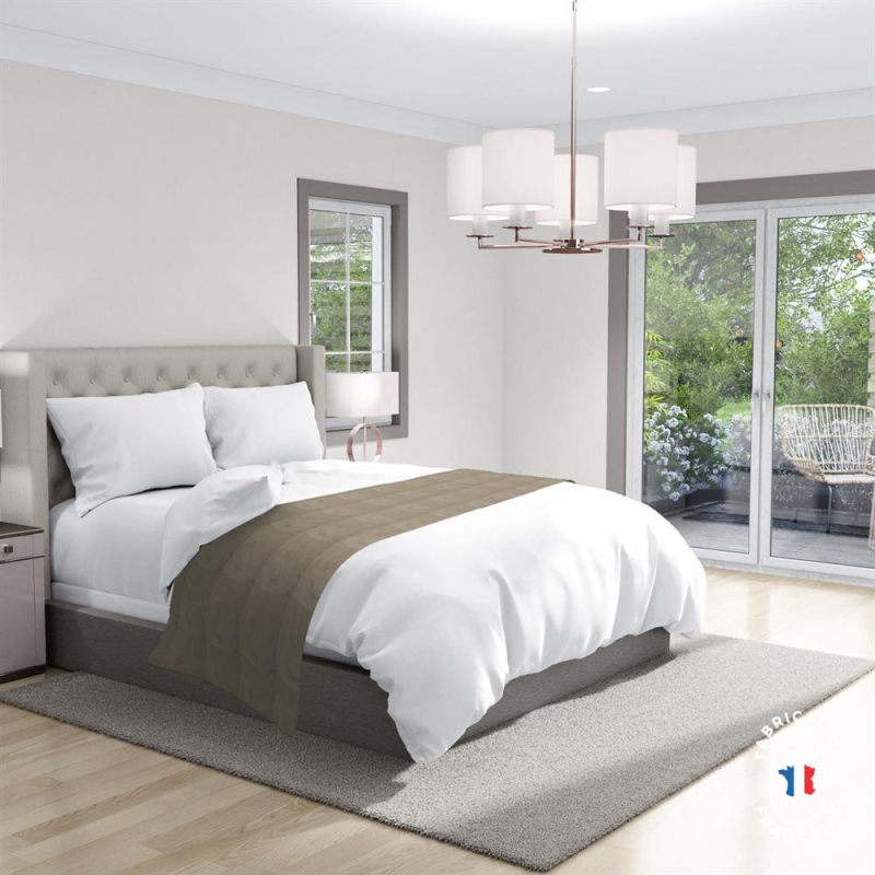 Chemin de lit Elvis coloris Sable Chemin de lit Elvis coloris Sable