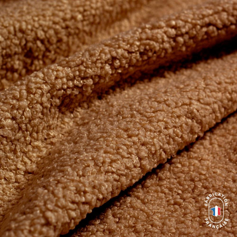 Chemin de lit en tissu mouton