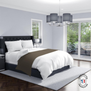 Tissu Calvin coloris Noix