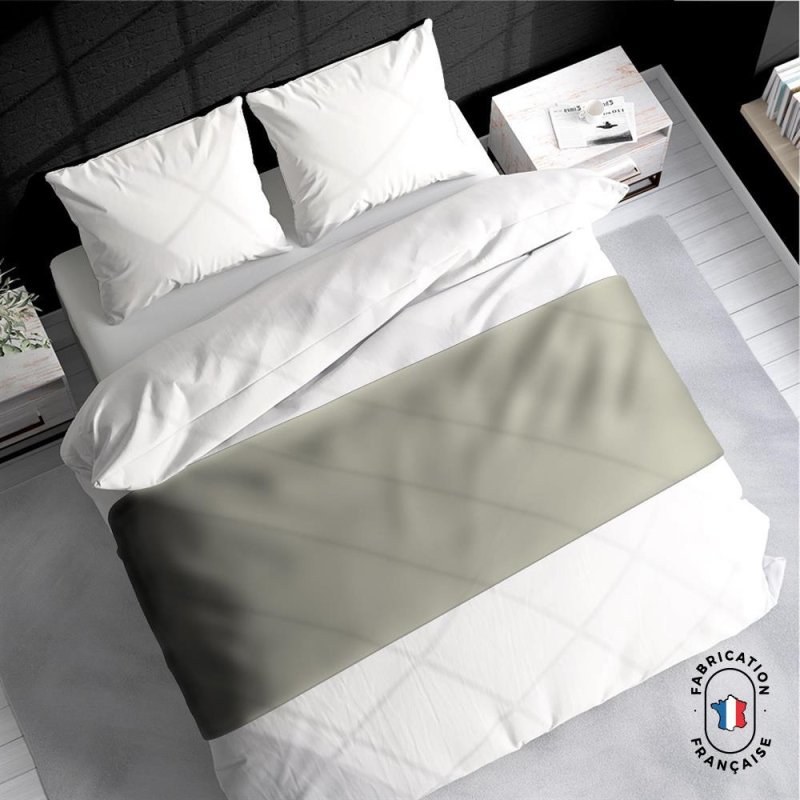 Chemin de lit Calvin coloris Sable zoom