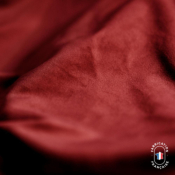 Tissu velours Elvis coloris Cerise