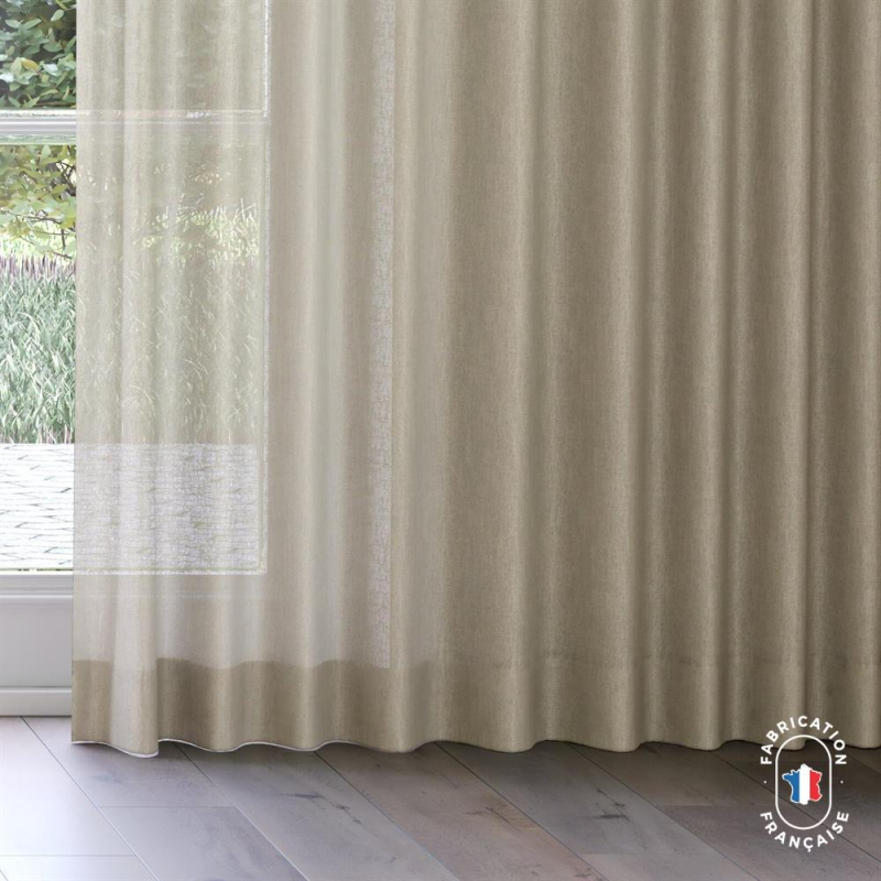 Rideau tamisant Lucidity coloris Lichen