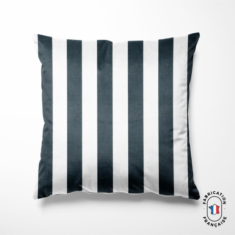Coussin à rayures