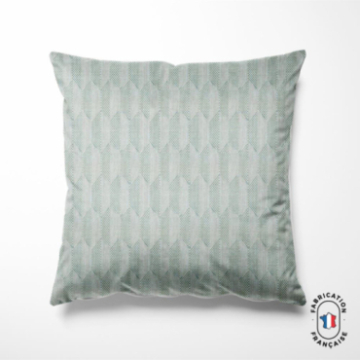 Coussin jacquard géométrique Hadel