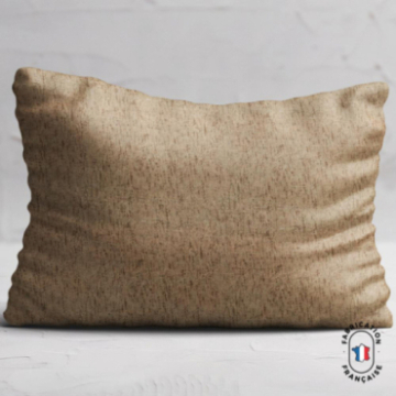 Coussin tissu horace coloris sable