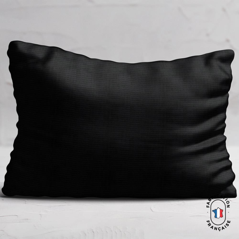 Coussin en velours texturé