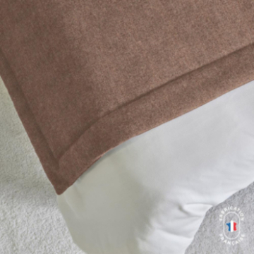 Chemin de lit effet lin