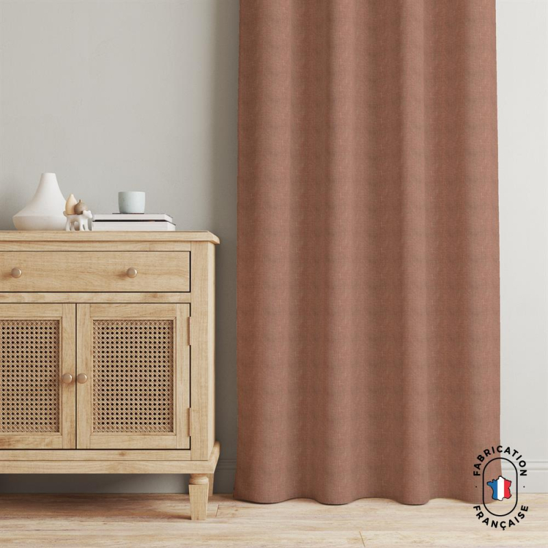 Rideau effet lin couleur pastel Houle