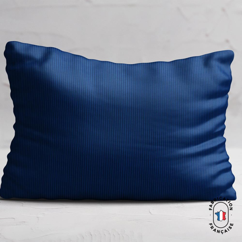 Coussin en velours côtelé