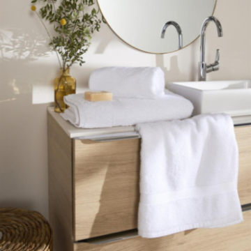 Drap de bain Luxe pure coton Oeko Tex - 500g 70x140 cm