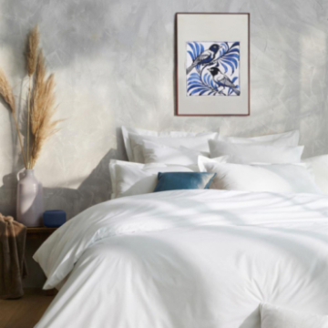 Housse de couette Hemera blanche 200x200