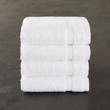 lot de 4 serviettes invité 400g 30x30cm