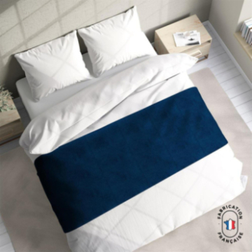 Chemin de lit Elvis coloris Marine zoom