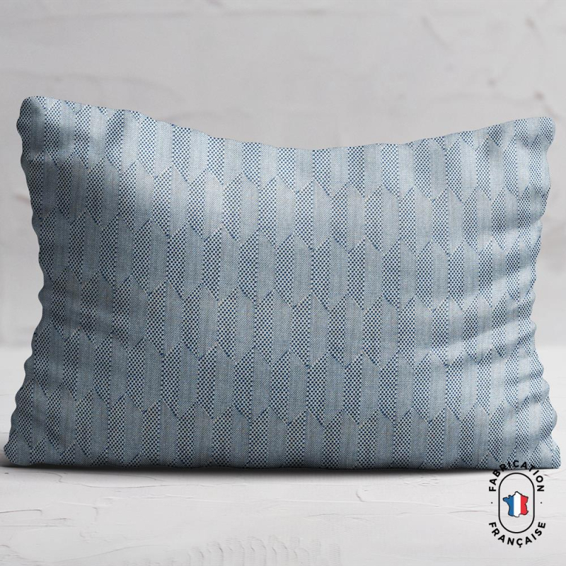 Coussin jacquard géométrique Hadel
