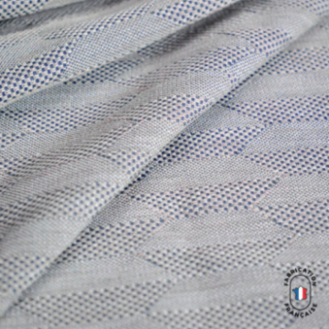 Coussin jacquard géométrique Hadel