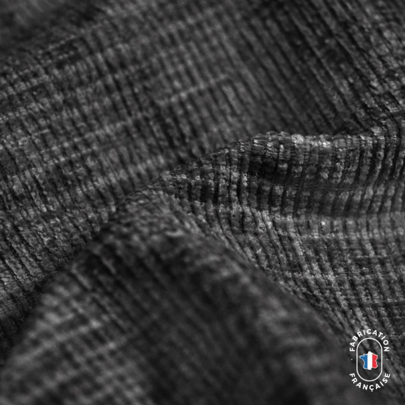 Coussin en velours texturé