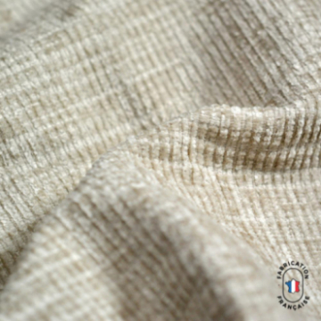 Coussin en velours texturé