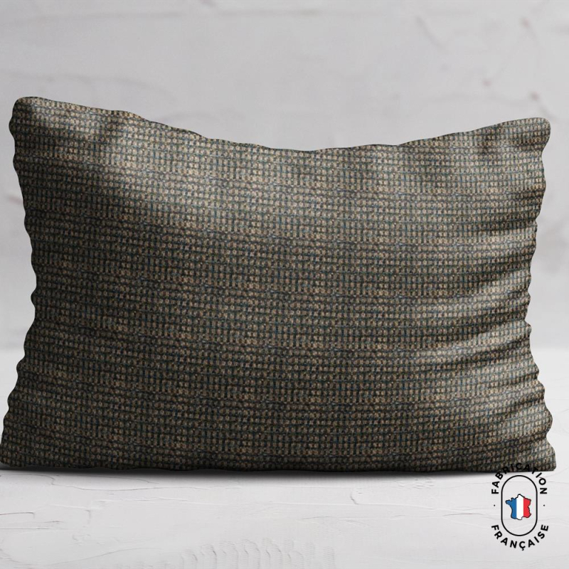 Coussin en tweed