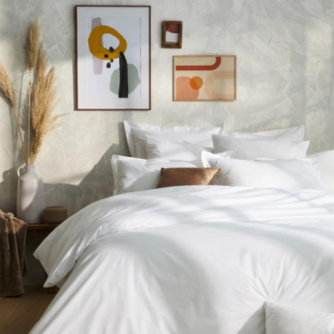 Housse de couette percale 140x200 Sélène