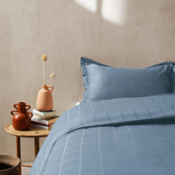 Housse de couette callista ice blue 140x200 cm