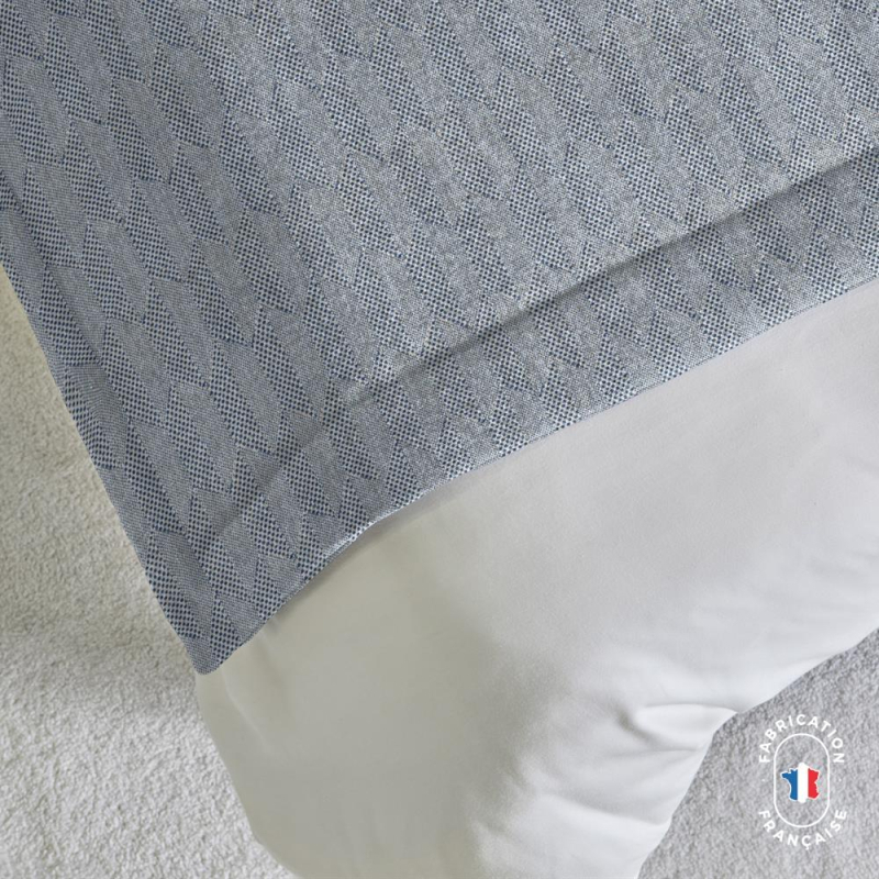 Chemin de lit jacquard géométrique Hadel