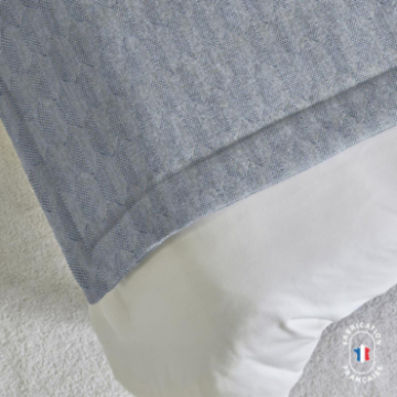 Chemin de lit jacquard géométrique Hadel