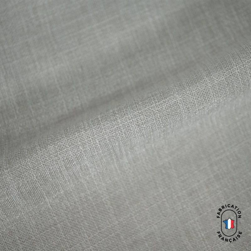 Tissu effet lin tamisant HISTOIRE col. Ecru