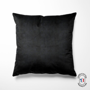 Coussin en velours texturé