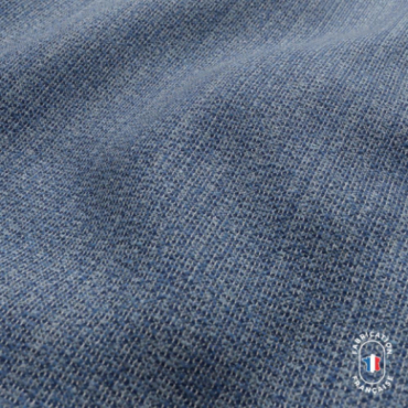 Zoom matière tissu MISTRAL petite bouclette coloris Horizon