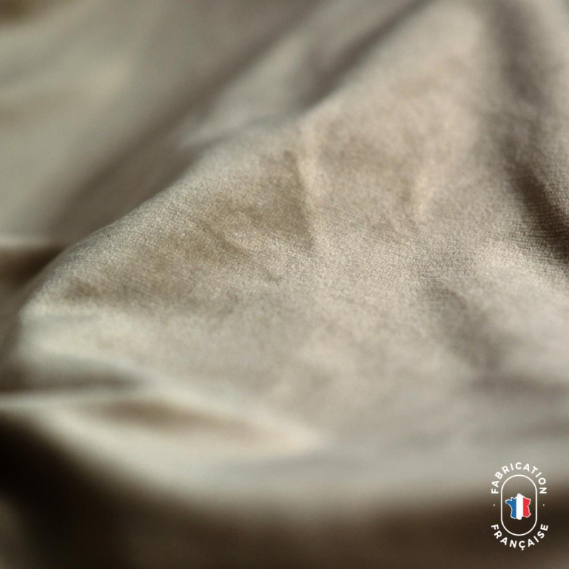 Tissu velours Elvis coloris Sable