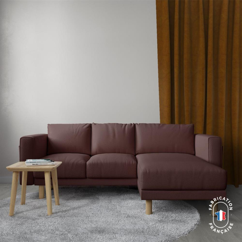 Rideau Elvis coloris Sienne salon