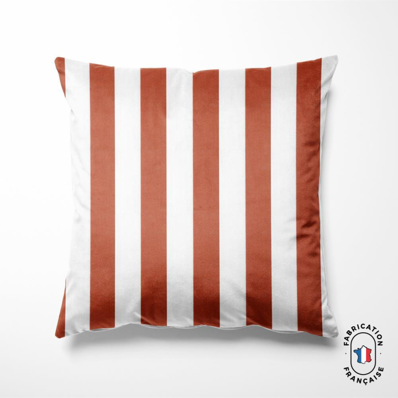 Coussin à rayures
