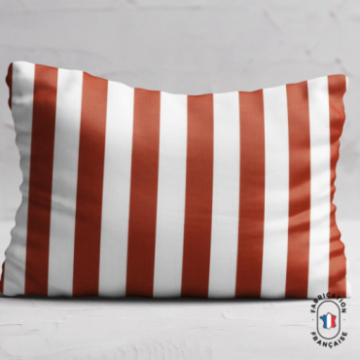 Coussin à rayures