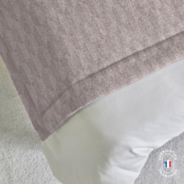 Chemin de lit jacquard géométrique Hadel