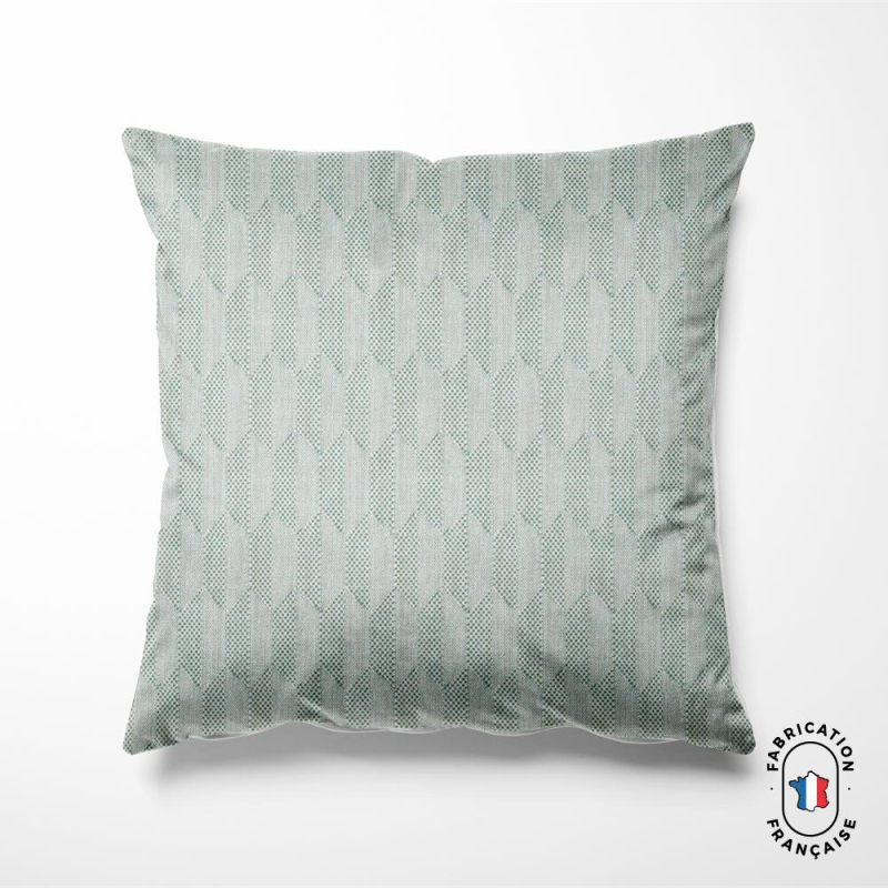 Coussin jacquard géométrique Hadel