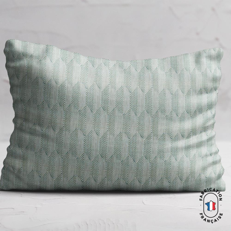 Coussin jacquard géométrique Hadel