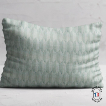 Coussin jacquard géométrique Hadel
