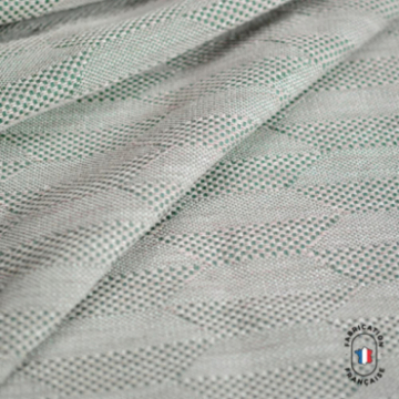 Coussin jacquard géométrique Hadel