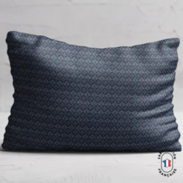 Coussin en jacquard à motifs fleuris