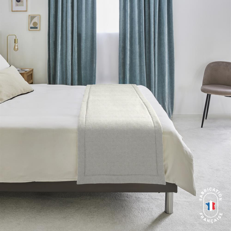 Chemin de lit en velours chenillé horace