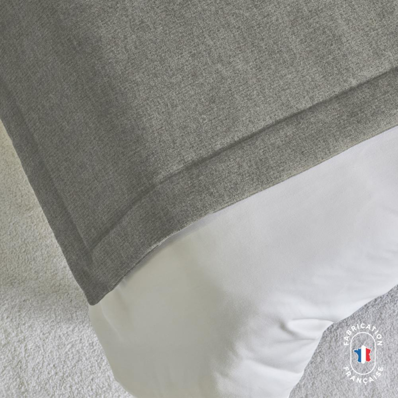 Chemin de lit en velours texturé