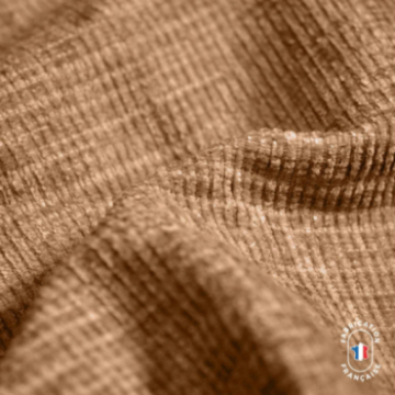 Coussin en velours texturé