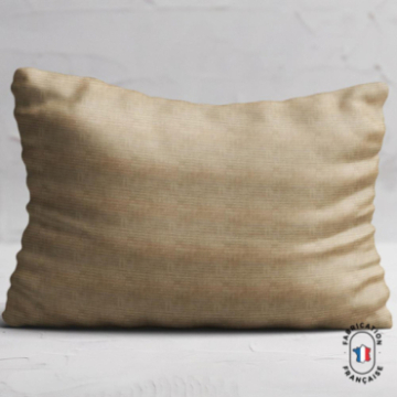 Coussin en velours texturé